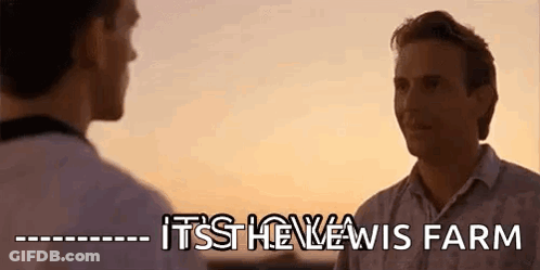Two Men Standing And Talking GIF