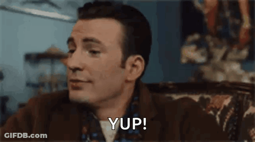 Two Men Standing In Front Of Screen Saying That's La Peace GIF