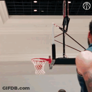 Two Men Standing In Gym GIF