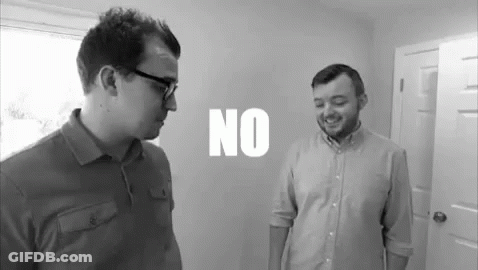 Two Men Standing Next To Each Other GIF