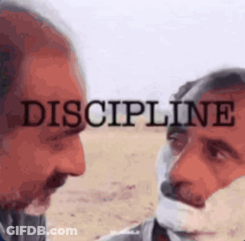 Two Men Standing Next To Each Other Discipline GIF