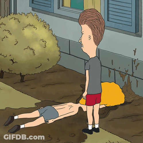 Two Men Standing Next To Each Other GIF