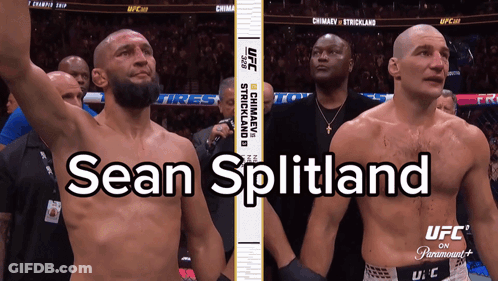 Two Men Standing Next To Each Other GIF