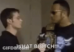 Two Men Standing Next To Each Other One Talking GIF