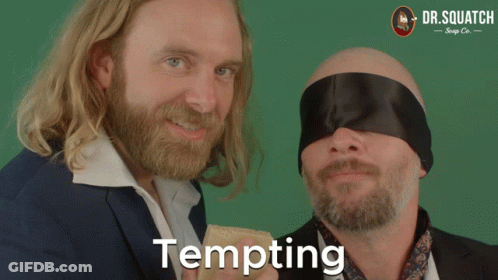 Two Men Standing Next To Each Other Tempting GIF