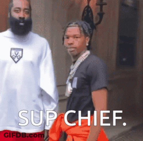 Two Men Standing Next To Each Other GIF
