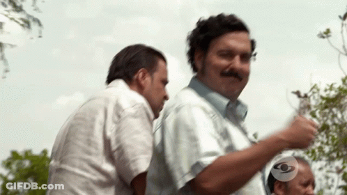 Two Men Standing Next To Each Other With SD Logo GIF