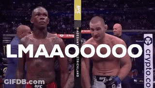 Two Men Standing Next To Each Other With The Words Lmaaoooo On The Bottom Right GIF