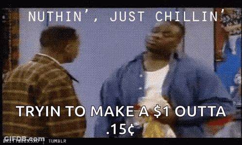 Two Men Standing Nuthin Just Chillin GIF