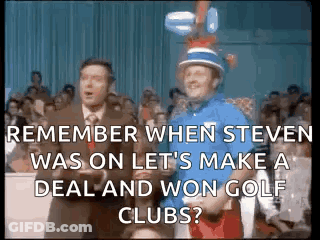 Two Men Standing On Stage GIF