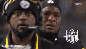 Two Men Standing Together One Crying GIF
