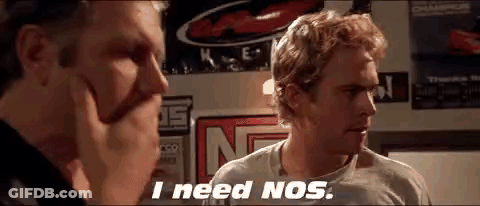 Two Men Standing Together One Saying I Need Nos GIF