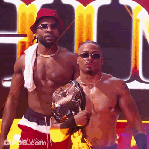 Two Men Standing Together #TommyLuv24 GIF