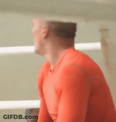 Two Men Swimming Get Under The Damn Chair GIF