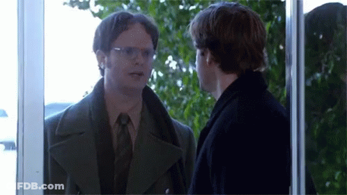 Two Men Talking GIF