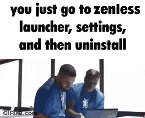 Two Men Talking About Uninstalling Game GIF