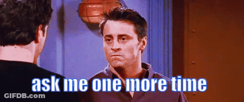 Two Men Talking Ask Me One More Time GIF
