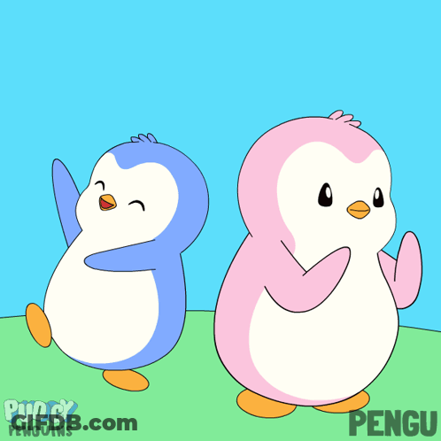 Two Men Talking By Open Car Trunk GIF