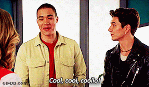 Two Men Talking Cool GIF