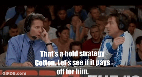 Two Men Talking Crowd Bold Strategy GIF