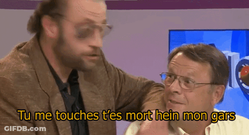 Two Men Talking GIF