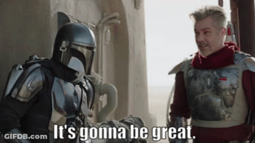 Two Men Talking Great GIF
