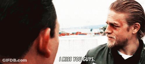 Two Men Talking I Miss You Guys GIF