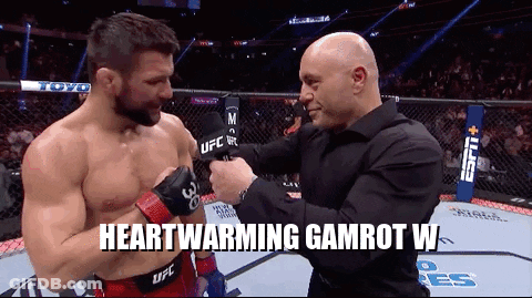 Two Men Talking In Boxing Ring Heartwarming Gamrot W GIF