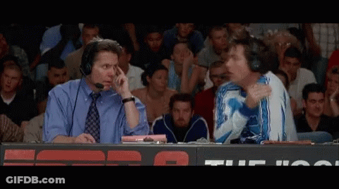 Two Men Talking In Front Of Crowd Says Its A Bold Strategy GIF