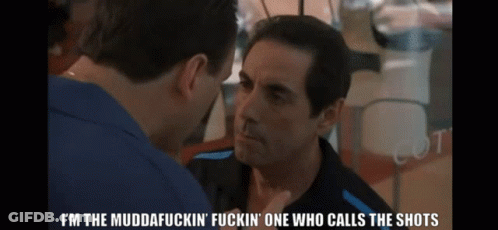 Two Men Talking One Says I'm The Muddafuckin GIF