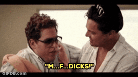 Two Men Talking One Says M.F. Dicks GIF