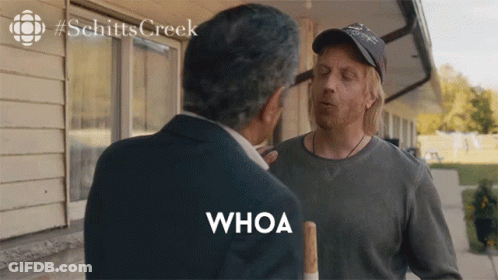 Two Men Talking Saying Whoa GIF