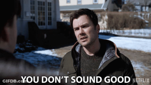 Two Men Talking You Dont Sound Good Netflix GIF