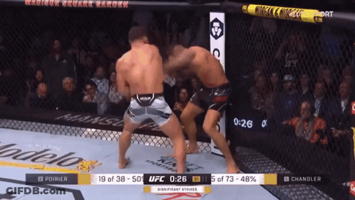 Two Men UFC Fighting Scoreboard 19 Of 38 50 GIF