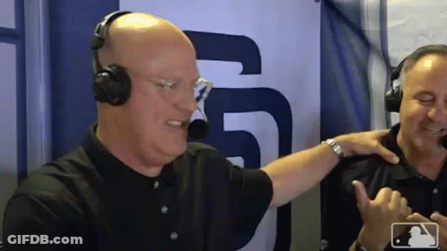 Two Men Wearing Headphones GIF