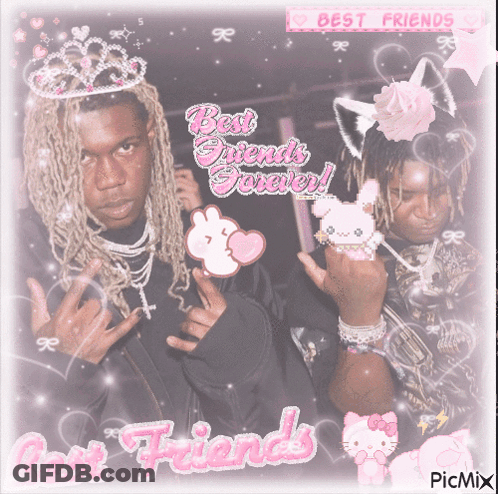 Two Men With Best Friends Forever GIF