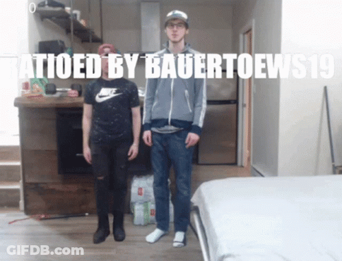 Two Men With Caption Tattoed By Bauertoews19 GIF