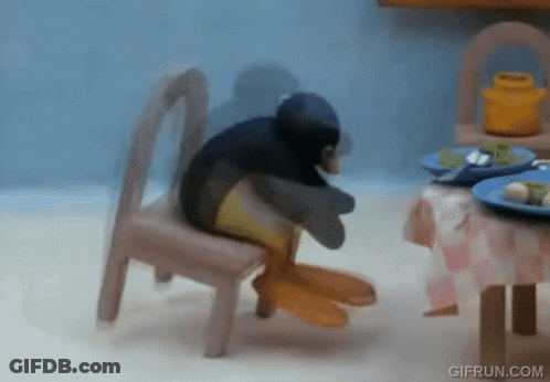 Two Men With Don't Touch It In Red GIF