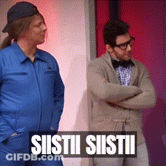 Two Men With Siistii Siistii Text GIF