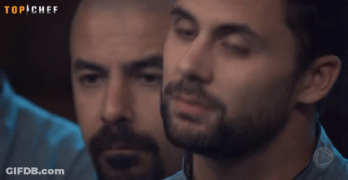 Two Men With Top Chef GIF