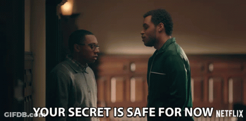 Two Men With Your Secret Is Safe For Now Netflix GIF