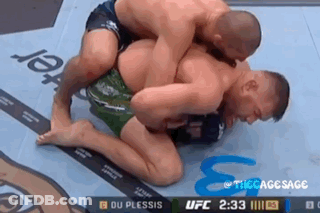Two Men Wrestling GIF