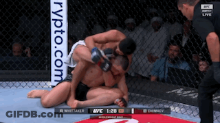 Two Men Wrestling Boxing Ring Crypto.com Banner GIF