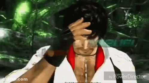 Two Men Wrestling In Ring One On Floor GIF