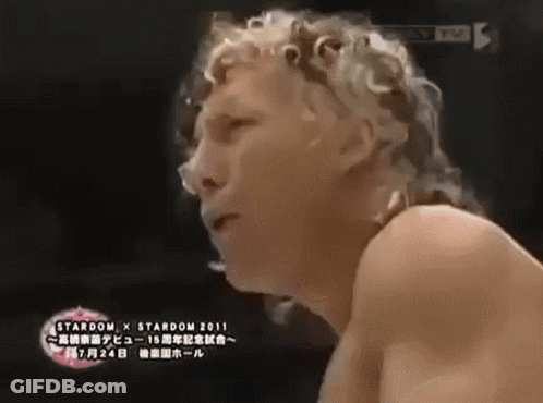 Two Men Wrestling Saying One Winged Angel GIF