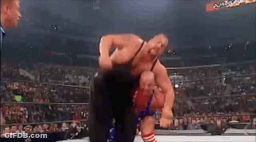 Two Men Wrestling With Axx Sign GIF