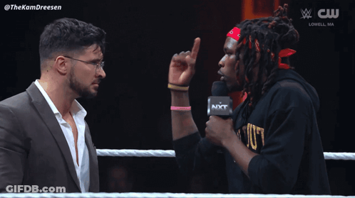Two Men Wrestling With Text We're All Proud Of You GIF