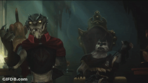 Two Monsters With Bonk GIF