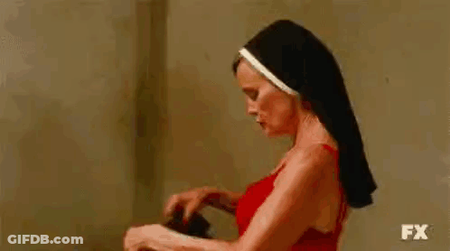 Two Nuns There Are Three Vows Every Nun Must Accept GIF