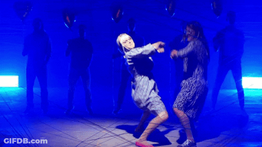 Two Old Ladies Swag Dancing GIF